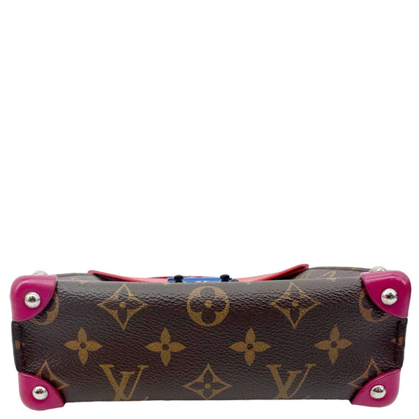 LOUIS VUITTON Tribal Mask PM Monogram Canvas Chain Pochette Crossbody Bag Multicolor