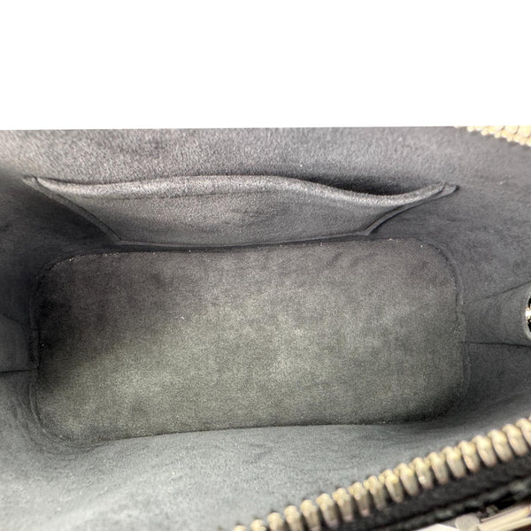 LOUIS VUITTON Alma BB Jacquard Epi Leather Crossbody Bag Black