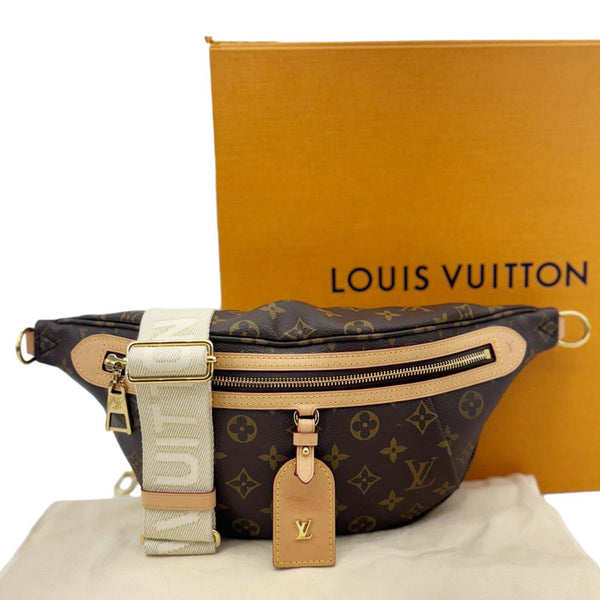LOUIS VUITTON High Rise Monogram Canvas Bumbag Brown