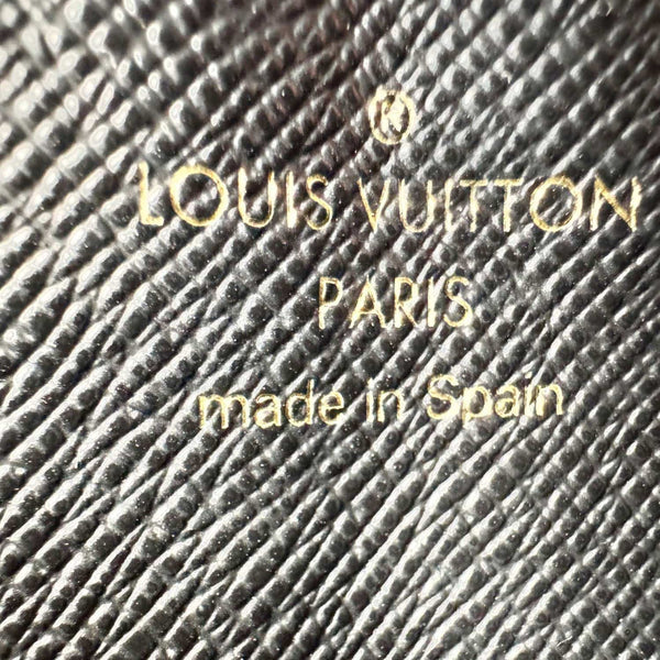 LOUIS VUITTON Slim Purse Monogram Reverse Canvas Wallet Brown