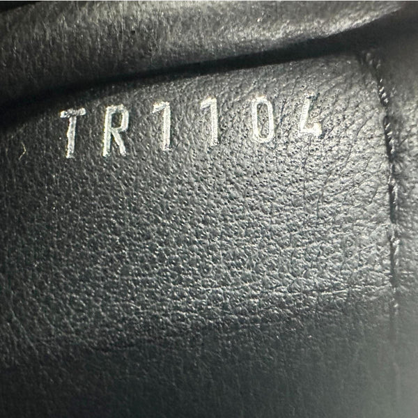 LOUIS VUITTON Capucines BB Python Handle Leather Satchel Bag Black