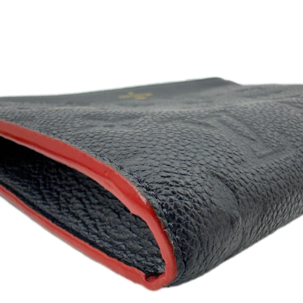 LOUIS VUITTON Melanie MM Monogram Empreinte Pochette Marine Rouge