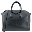 GIVENCHY Antigona Leather Satchel Shoulder Bag Black