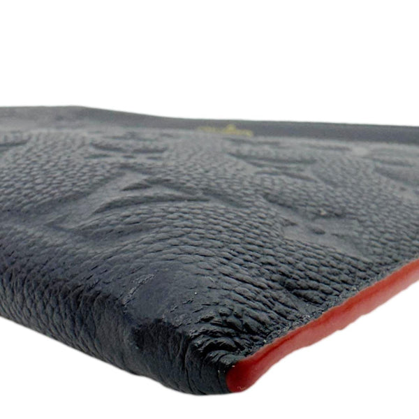 LOUIS VUITTON Melanie MM Monogram Empreinte Pochette Marine Rouge