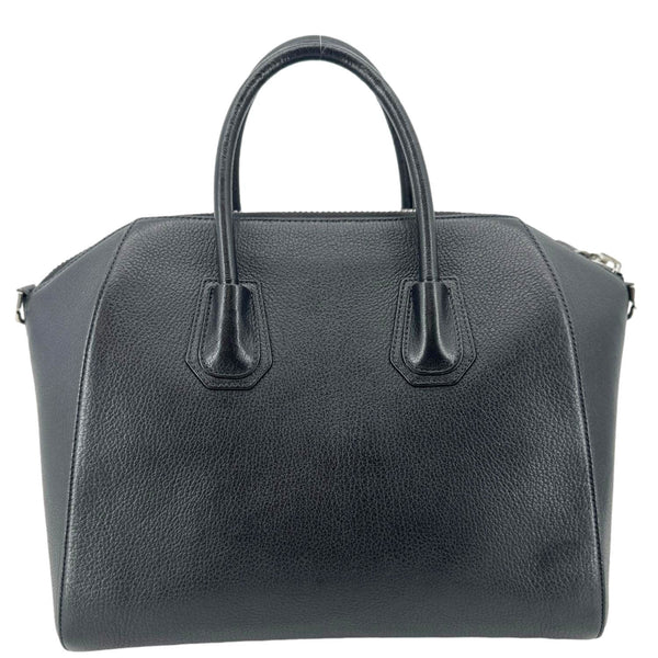GIVENCHY Antigona Leather Satchel Shoulder Bag Black