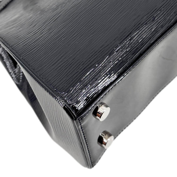 LOUIS VUITTON Brea MM Electric Epi Leather Shoulder Bag Black