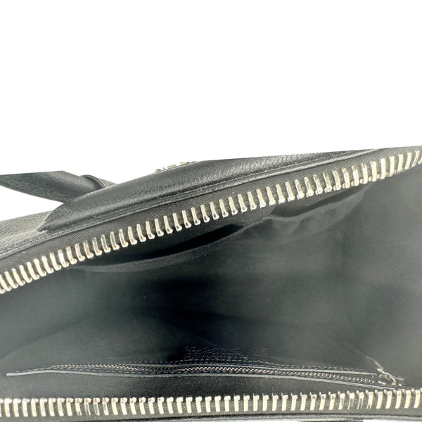 GIVENCHY Antigona Leather Satchel Shoulder Bag Black