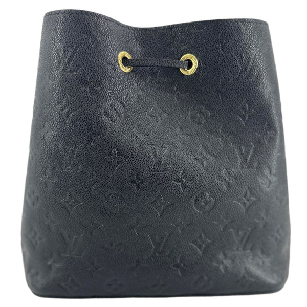 LOUIS VUITTON NeoNoe MM Monogram Empreinte Leather Shoulder Bag Black