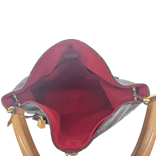 LOUIS VUITTON Gaia Monogram Canvas Shoulder Bag Cerise