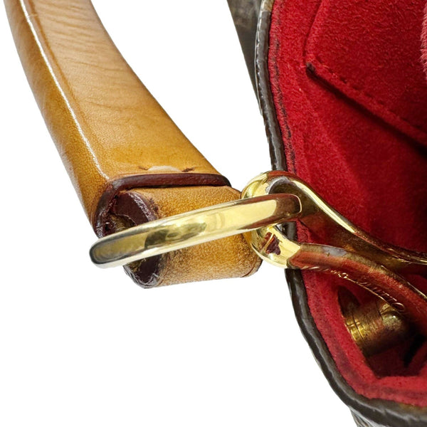 LOUIS VUITTON Gaia Monogram Canvas Shoulder Bag Cerise