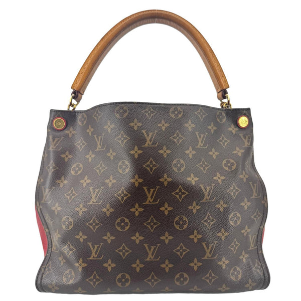 LOUIS VUITTON Gaia Monogram Canvas Shoulder Bag Cerise