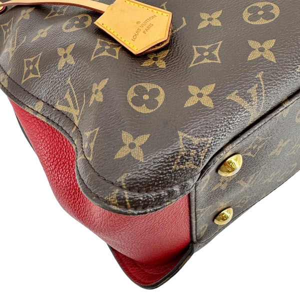 LOUIS VUITTON Gaia Monogram Canvas Shoulder Bag Cerise
