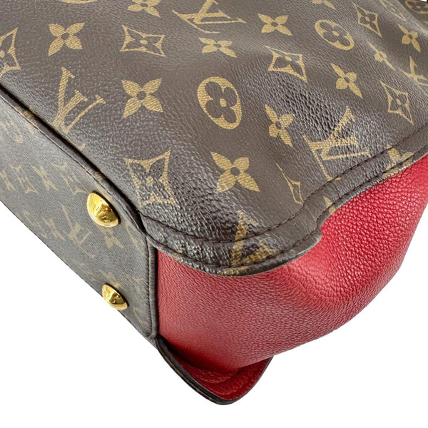 LOUIS VUITTON Gaia Monogram Canvas Shoulder Bag Cerise
