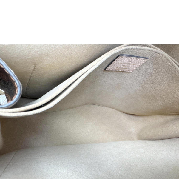 LOUIS VUITTON Beaumarchais Damier Ebene Shoulder Bag Brown