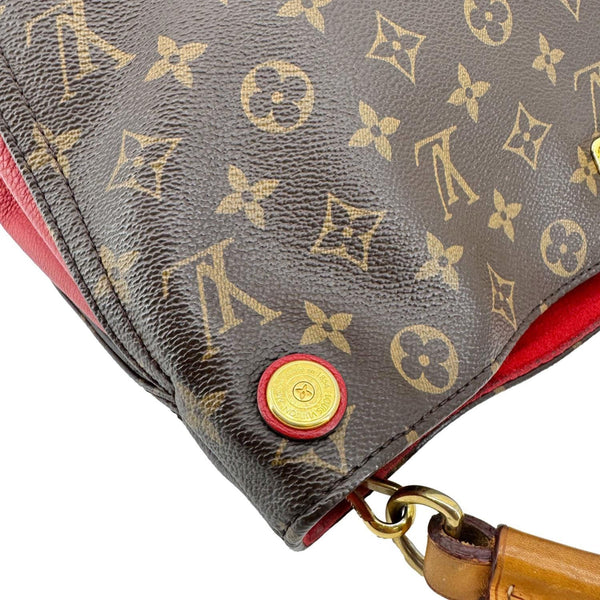 LOUIS VUITTON Gaia Monogram Canvas Shoulder Bag Cerise