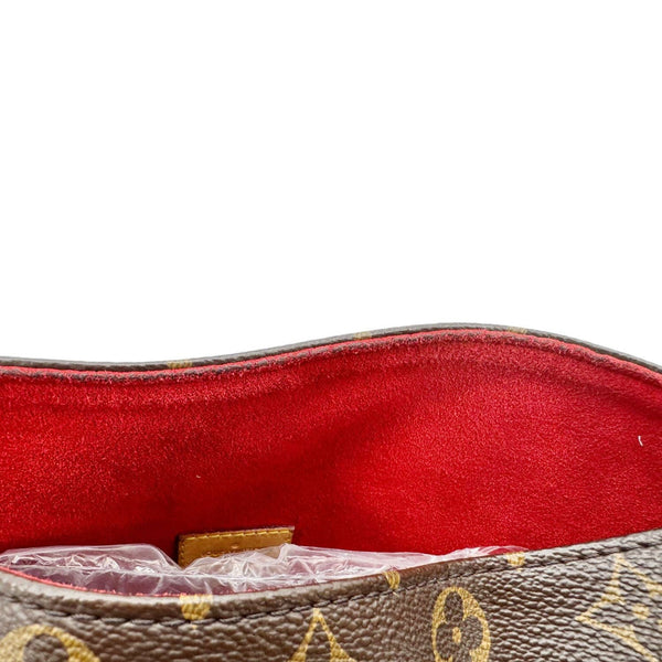 LOUIS VUITTON Gaia Monogram Canvas Shoulder Bag Cerise
