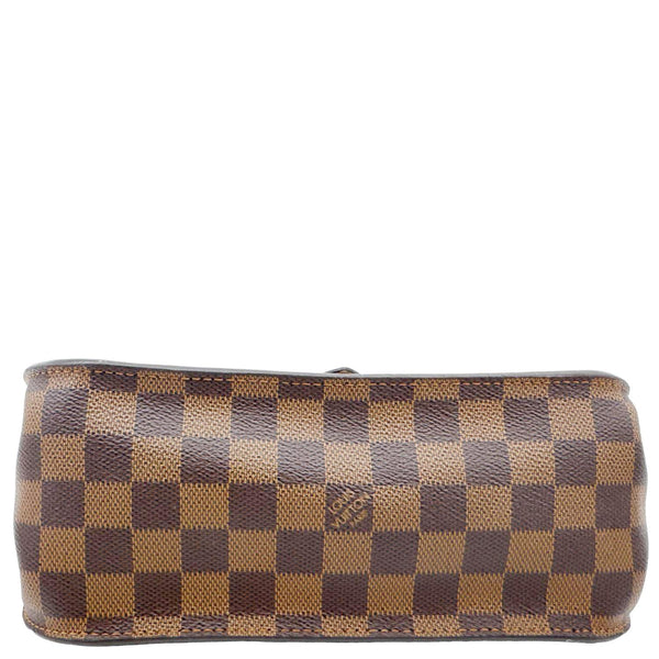 LOUIS VUITTON Beaumarchais Damier Ebene Shoulder Bag Brown