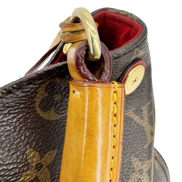 LOUIS VUITTON Gaia Monogram Canvas Shoulder Bag Cerise