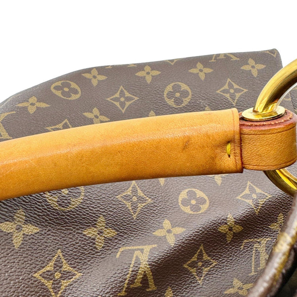 LOUIS VUITTON Artsy MM Monogram Canvas Hobo Bag Brown