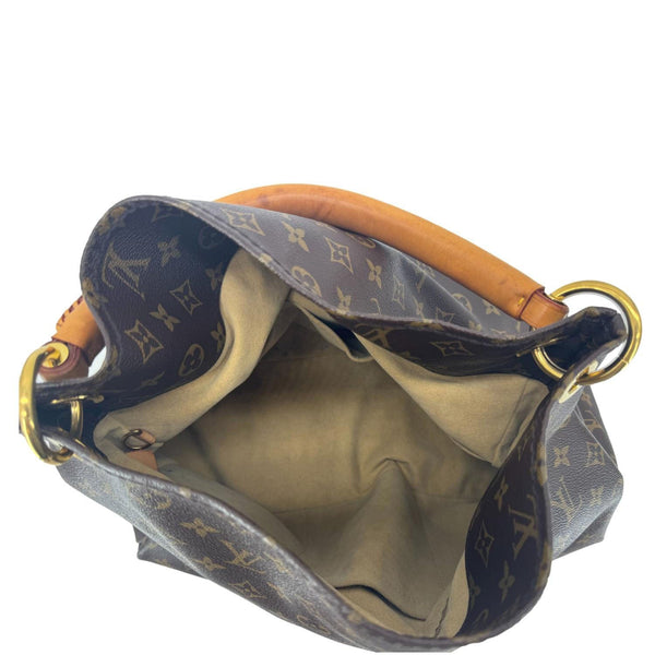 LOUIS VUITTON Artsy MM Monogram Canvas Hobo Bag Brown