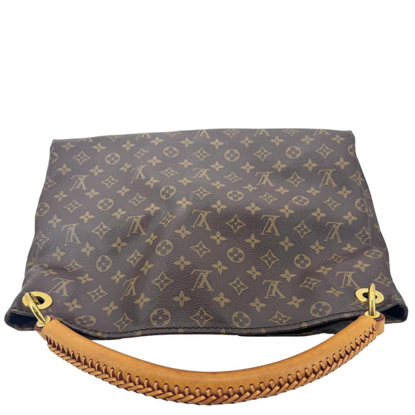 LOUIS VUITTON Artsy MM Monogram Canvas Hobo Bag Brown