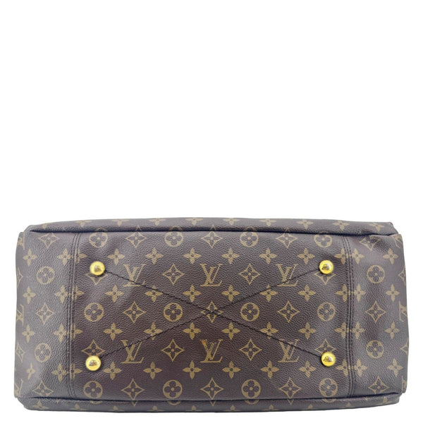 LOUIS VUITTON Artsy MM Monogram Canvas Hobo Bag Brown