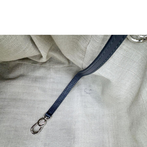 CHANEL Deauville Canvas Shopping Tote Bag Gray