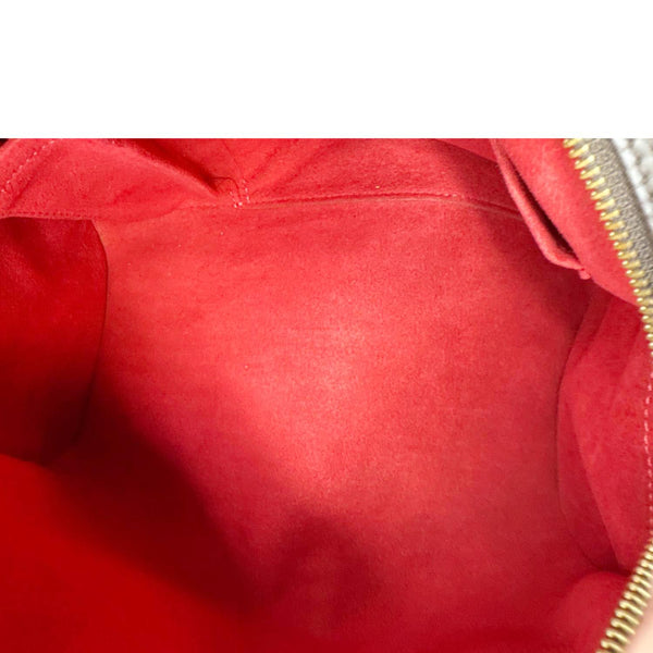 LOUIS VUITTON Duomo Damier Ebene Satchel Bag Brown