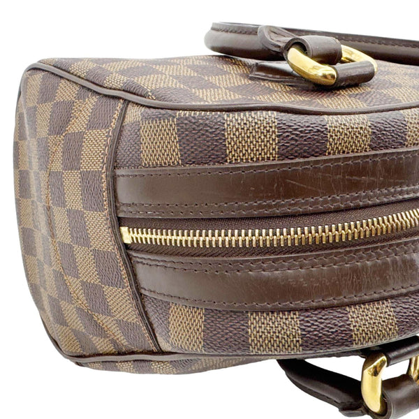 LOUIS VUITTON Duomo Damier Ebene Satchel Bag Brown