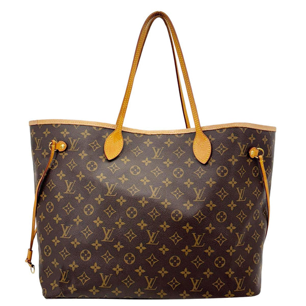 LOUIS VUITTON Neverfull GM Monogram Canvas Shoulder Bag Brown
