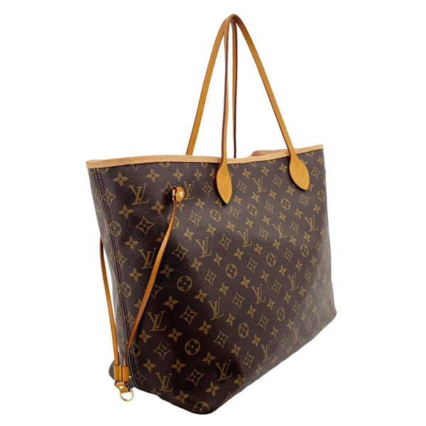 LOUIS VUITTON Neverfull GM Monogram Canvas Shoulder Bag Brown