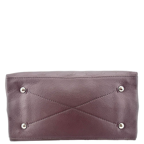 LOUIS VUITTON Carmel Mahina Leather Hobo Bag Chocolate