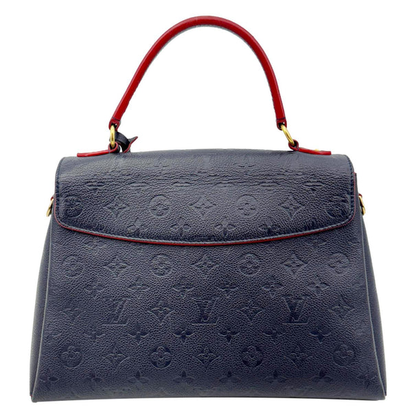 LOUIS VUITTON Georges MM Empreinte Monogram Leather Shoulder Bag Marine Rouge