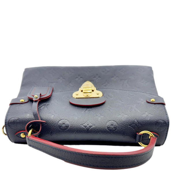 LOUIS VUITTON Georges MM Empreinte Monogram Leather Shoulder Bag Marine Rouge