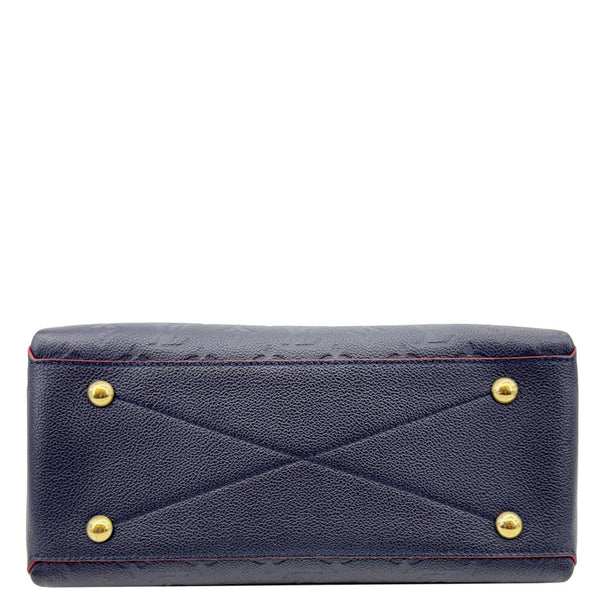 LOUIS VUITTON Georges MM Empreinte Monogram Leather Shoulder Bag Marine Rouge