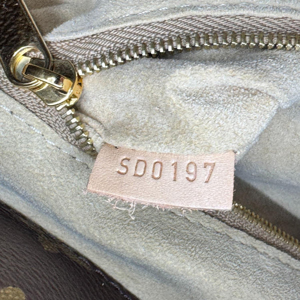 LOUIS VUITTON Artsy MM Monogram Canvas Hobo Bag Brown