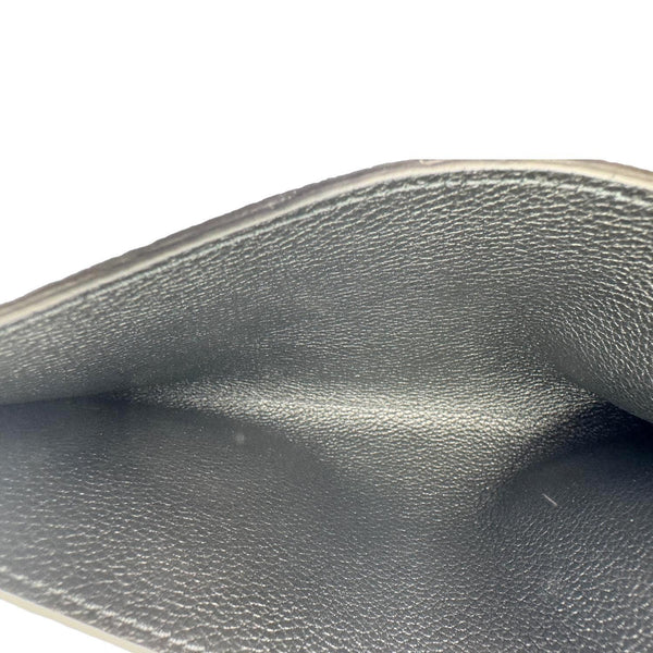 LOUIS VUITTON Monogram Empreinte Leather Insert Card Holder Black