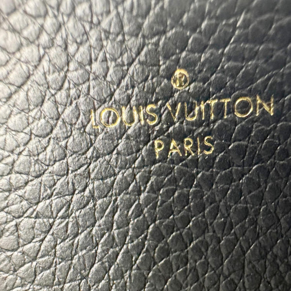 LOUIS VUITTON Monogram Empreinte Leather Insert Card Holder Black