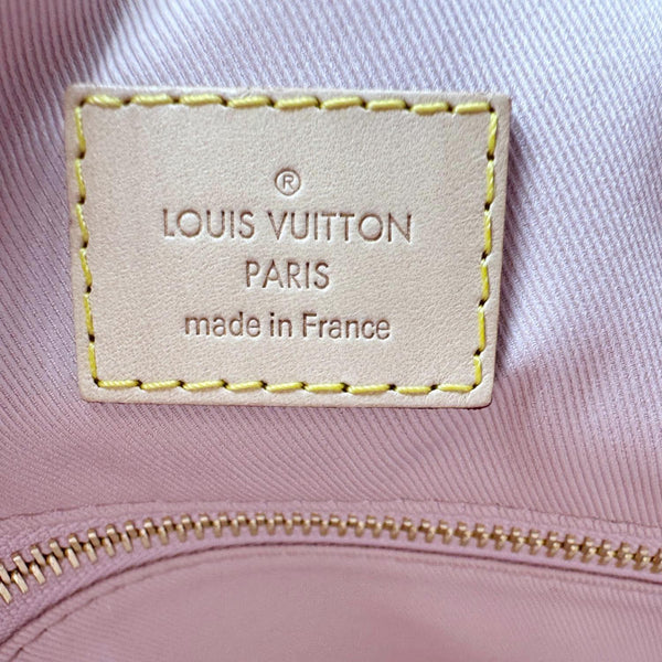 LOUIS VUITTON Graceful MM Damier Azur Hobo Shoulder Bag Rose Ballerine