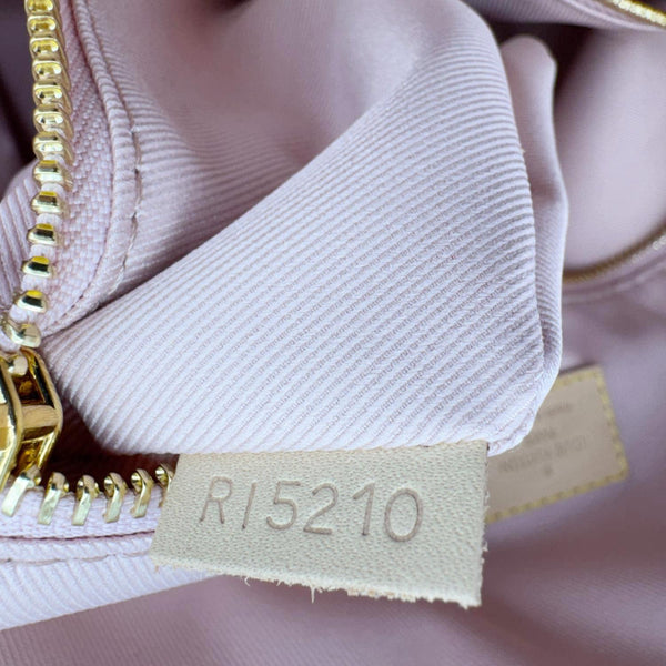 LOUIS VUITTON Graceful MM Damier Azur Hobo Shoulder Bag Rose Ballerine