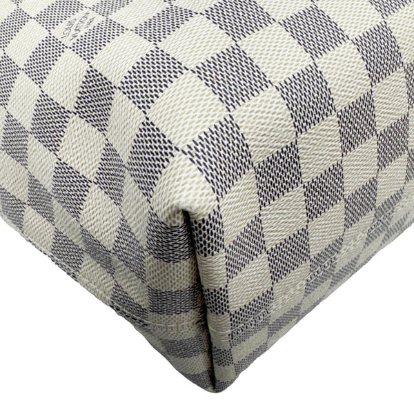 LOUIS VUITTON Graceful MM Damier Azur Hobo Shoulder Bag Rose Ballerine