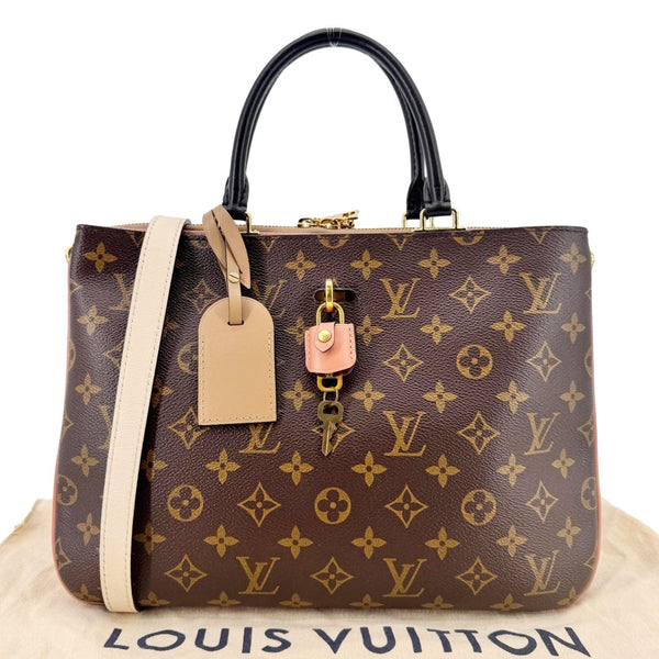 LOUIS VUITTON Millefeuille Monogram Canvas Shoulder Bag Brown