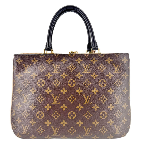 LOUIS VUITTON Millefeuille Monogram Canvas Shoulder Bag Brown