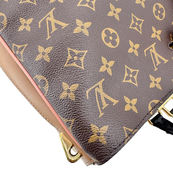 LOUIS VUITTON Millefeuille Monogram Canvas Shoulder Bag Brown