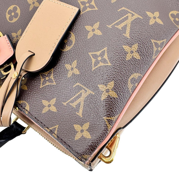 LOUIS VUITTON Millefeuille Monogram Canvas Shoulder Bag Brown