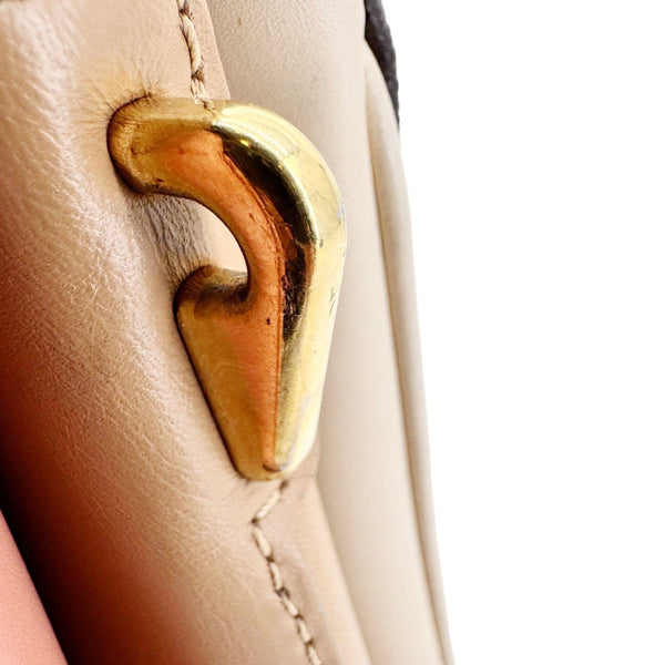 LOUIS VUITTON Millefeuille Monogram Canvas Shoulder Bag Brown