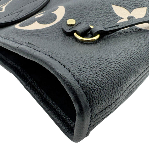 LOUIS VUITTON Neverfull MM Monogram Empreinte Leather Shoulder Bag Bicolor