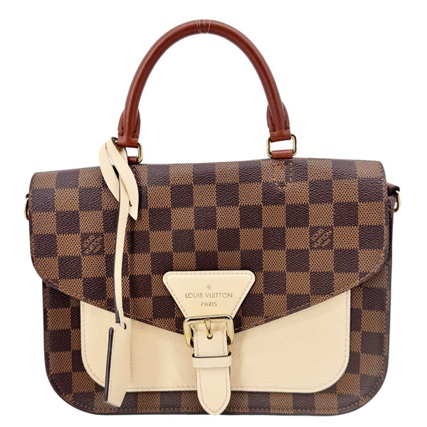 LOUIS VUITTON Beaumarchais Damier Ebene Shoulder Bag Brown
