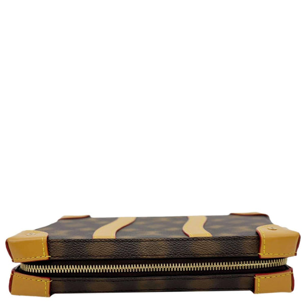 LOUIS VUITTON Virgil Abloh Soft Trunk Monogram Blurry Messenger Bag Brown