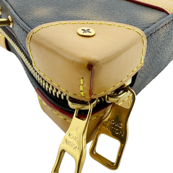 LOUIS VUITTON Virgil Abloh Soft Trunk Monogram Blurry Messenger Bag Brown